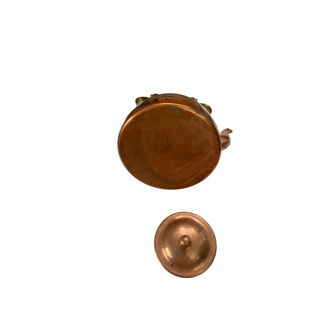 Vintage copper Tea Pot Wodden Handle - Picture 6 of 8